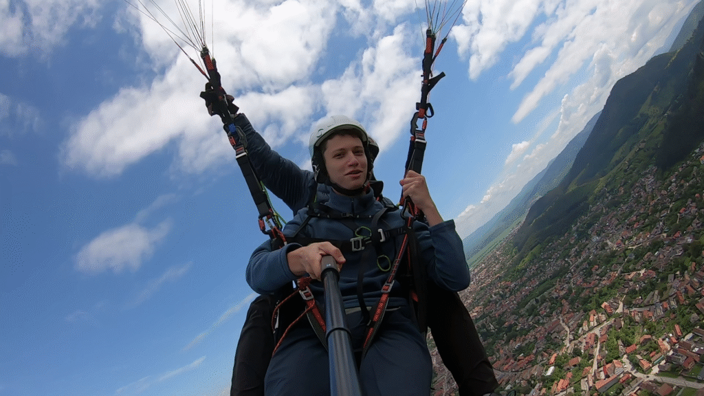 Zbor cu parapanta in tandem Bunloc - Mihnea